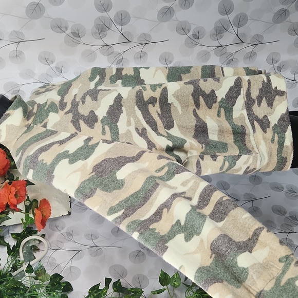 Anthro | Maeve Laney Camo Cowl Neck Pullover Top - Picture 5 of 8